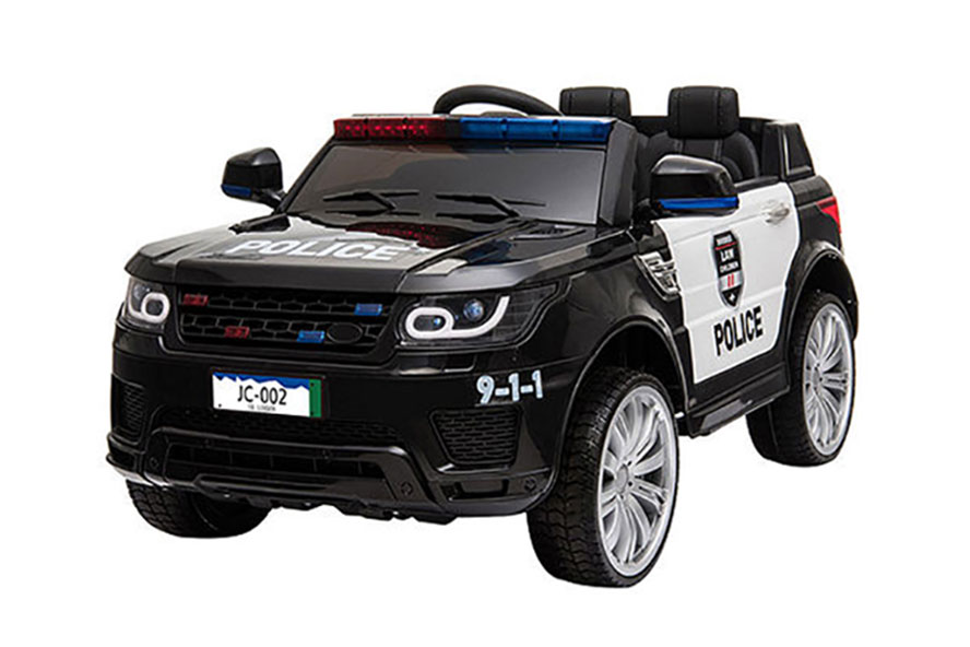 Xe hơi điện cảnh sát cho trẻ JC-002 (2 động cơ, đèn bánh xe) - Phương Alô